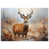 Majestic Stag – Wildlife Deer Portrait Wall Art Print - Fine Art Poster - 70x100 cm / 28x40″ - 