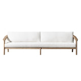 Malta Teak Rattan Sofa - Charcoal - Single - 