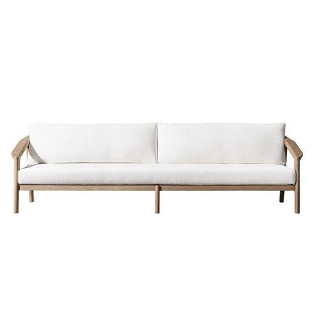 Malta Teak Rattan Sofa - Charcoal - Single - 