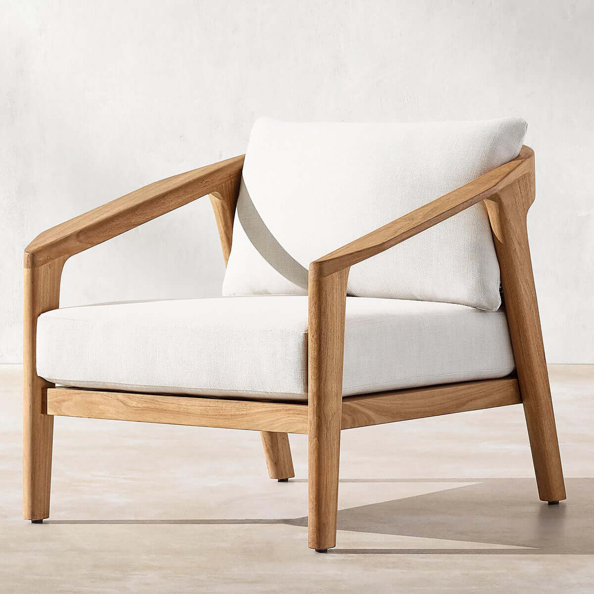 Malta Teak Rattan Sofa - Natural - Single - 