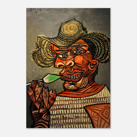 Man with a Lollipop by Pablo Picasso - Aluminum Print - 70x100 cm / 28x40″ - 