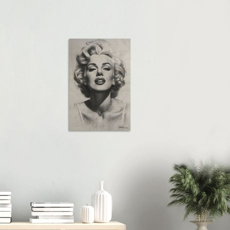 Marilyn Monroe Pop Art Wall Art - Wood Prints - 40x60 cm / 16x24″ - 