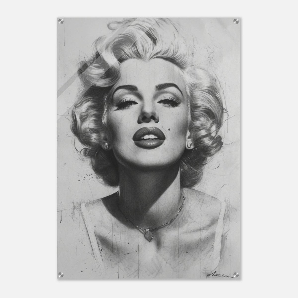 Marilyn Monroe Pop Art Wall Art - Acrylic Print - 70x100 cm / 28x40″ - 