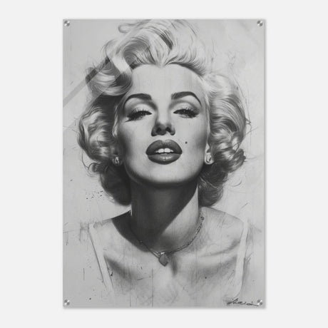 Marilyn Monroe Pop Art Wall Art - Acrylic Print - 70x100 cm / 28x40″ - 