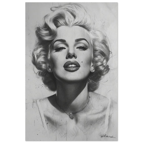 Marilyn Monroe Pop Art Wall Art - Aluminum Print - 30x45 cm / 12x18″ - 