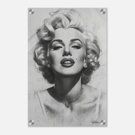 Marilyn Monroe Pop Art Wall Art - Acrylic Print - 30x45 cm / 12x18″ - 