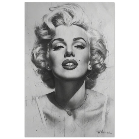 Marilyn Monroe Pop Art Wall Art - Aluminum Print - 40x60 cm / 16x24″ - 