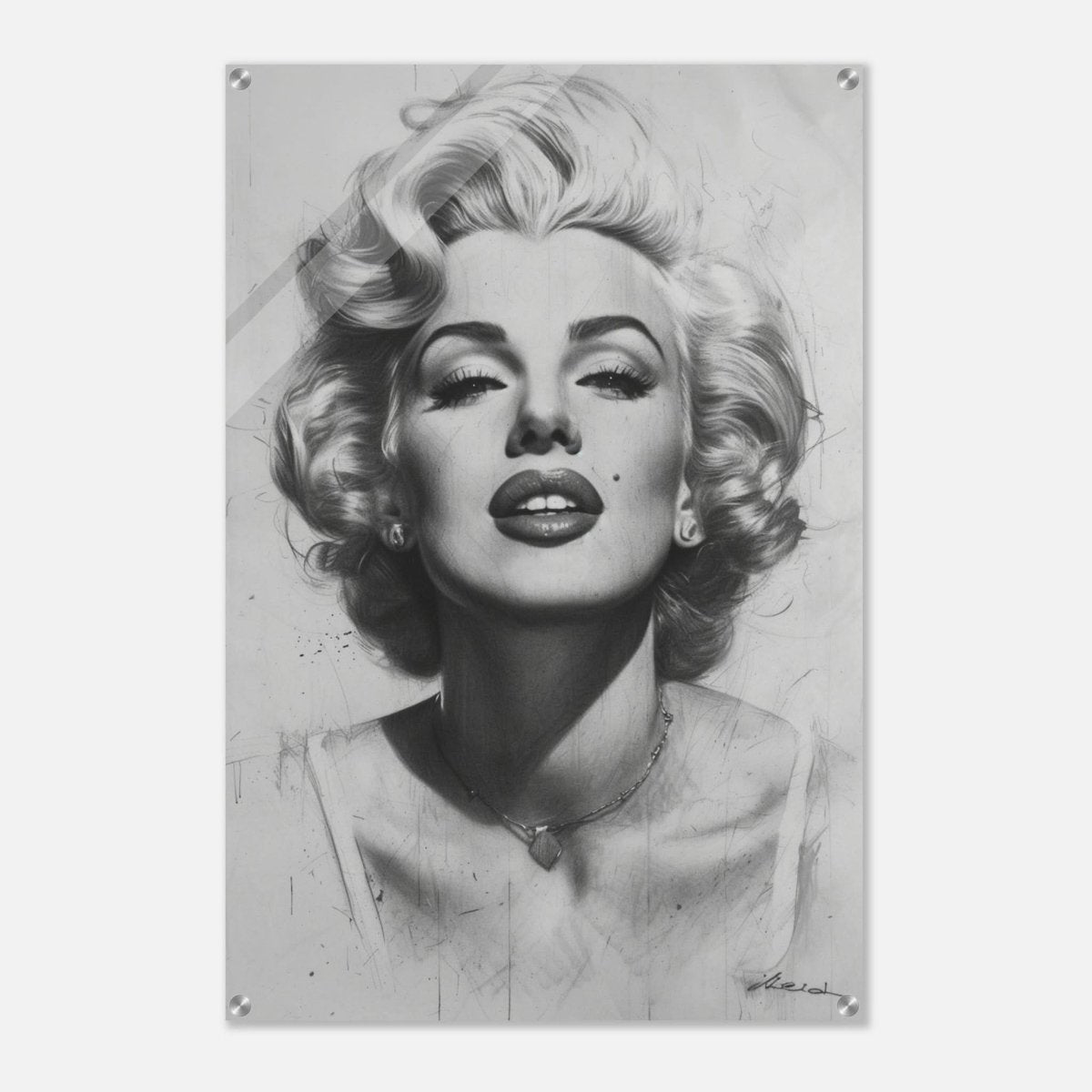 Marilyn Monroe Pop Art Wall Art - Acrylic Print - 60x90 cm / 24x36″ - 