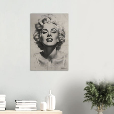 Marilyn Monroe Pop Art Wall Art - Wood Prints - 50x75 cm / 20x30″ - 