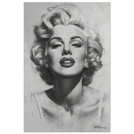 Marilyn Monroe Pop Art Wall Art - Aluminum Print - 60x90 cm / 24x36″ - 