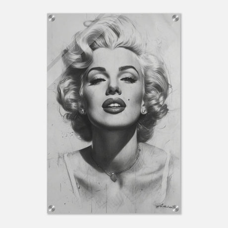 Marilyn Monroe Pop Art Wall Art - Acrylic Print - 40x60 cm / 16x24″ - 