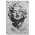 "Marilyn Monroe – Timeless Icon" – Black & White Glamour Portrait Wall Art Print - Acrylic Print - 20x30 cm / 8x12″ - 