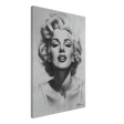 "Marilyn Monroe – Timeless Icon" – Black & White Glamour Portrait Wall Art Print - Canvas - 50x75 cm / 20x30″ - 