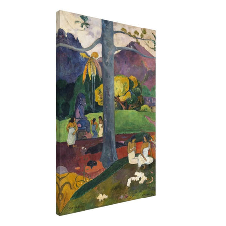 Mata Mua (Once Upon a Time) (1892) by Paul Gauguin | Vintage wall art print - Canvas - 50x75 cm / 20x30″ - 