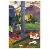 Mata Mua (Once Upon a Time) (1892) by Paul Gauguin | Vintage wall art print - Aluminum Print - 40x60 cm / 16x24″ - 