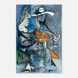 Matador & Wife by Pablo Picasso - Aluminum Print - 40x60 cm / 16x24″ - 