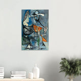 Matador & Wife by Pablo Picasso - Wood Prints - 50x75 cm / 20x30″ - 20 mm
