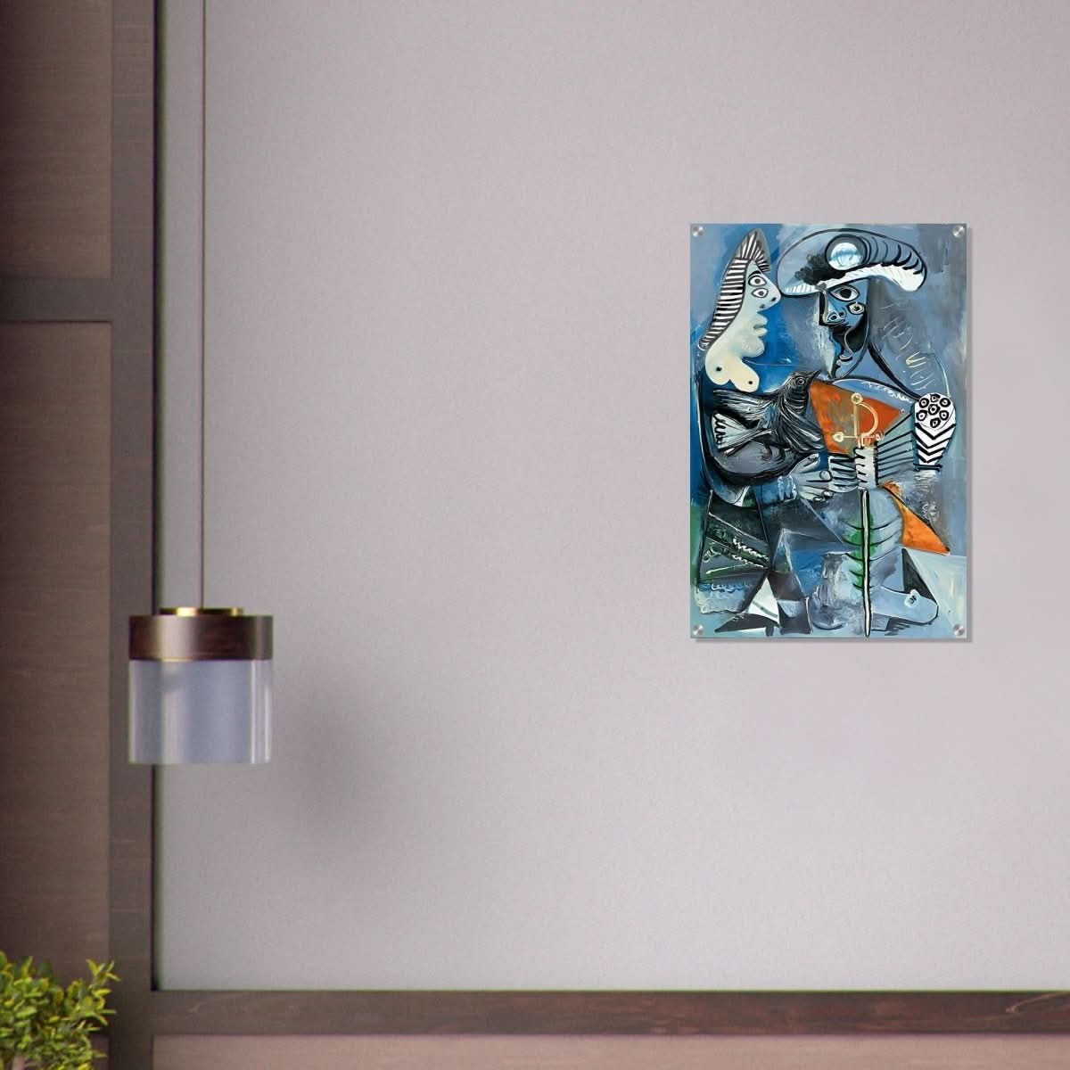 Matador & Wife by Pablo Picasso - Acrylic Print - 50x75 cm / 20x30″ - 