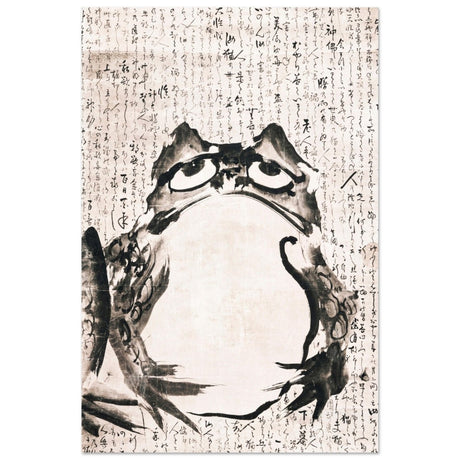Matsumoto Hoji Art | Japanese Frog Wall Art print - Aluminum Print - 50x75 cm / 20x30″ - 