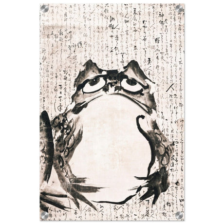 Matsumoto Hoji Art | Japanese Frog Wall Art print - Acrylic Print - 40x60 cm / 16x24″ - 