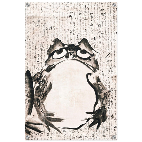 Matsumoto Hoji Art | Japanese Frog Wall Art print - Acrylic Print - 50x75 cm / 20x30″ - 