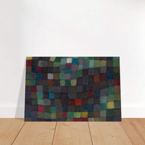 May Picture by Paul Klee - Brushed Aluminum Print - 40x60 cm / 16x24″ - 