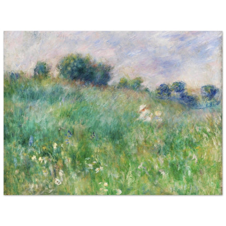 Meadow (La Prairie) by Pierre - Auguste Renoir (1841 - 1919) | wall art print - 30x40 cm / 12x16″ - Aluminum Print - 