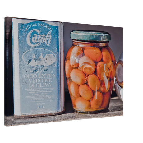 Mediterranean Essence | A Taste of Tradition | Italian Kitchen - 60x90 cm / 24x36″ - Canvas - 