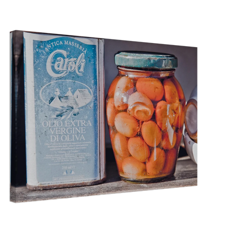 Mediterranean Essence | A Taste of Tradition | Italian Kitchen - 40x60 cm / 16x24″ - Canvas - 