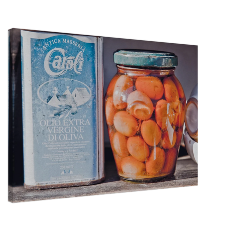 Mediterranean Essence | A Taste of Tradition | Italian Kitchen - 50x75 cm / 20x30″ - Canvas - 