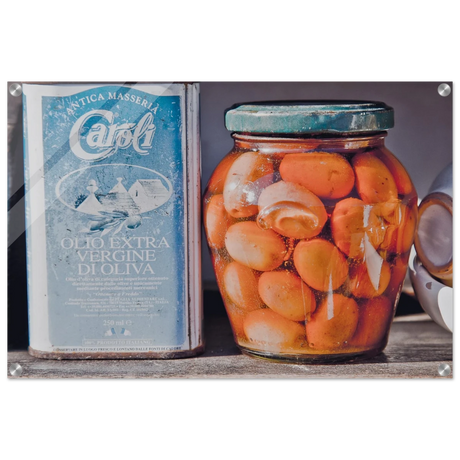 Mediterranean Essence | A Taste of Tradition | Italian Kitchen - 50x75 cm / 20x30″ - Acrylic Print - 