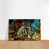 Mediterranean landscape by Pablo Picasso - Brushed Aluminum Print - 50x75 cm / 20x30″ - 