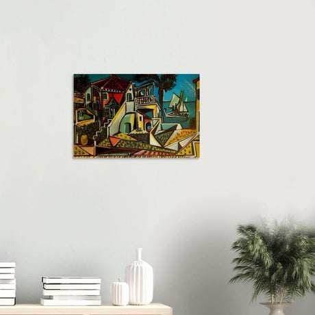 Mediterranean landscape by Pablo Picasso - Wood Prints - 40x60 cm / 16x24″ - 20 mm