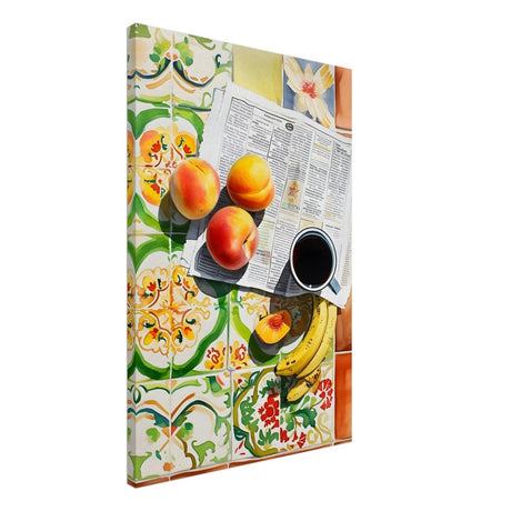 Mediterranean Morning | Contemporary Realism | wall art print - Canvas - 50x75 cm / 20x30″ - 