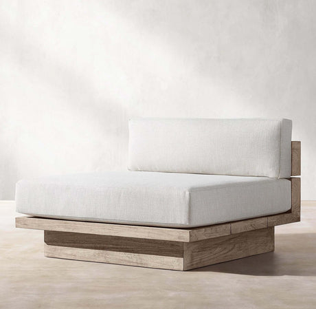 Menorca Island Teak Mocha Sofa - Mocha - Single - 