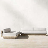 Menorca Island Teak Mocha Sofa - Mocha - Two - Seater - 