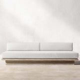 Menorca Island Teak Mocha Sofa - Mocha - Three - Seater - 