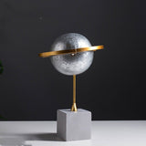 Milky Way Galaxy Resin Ornaments – Nordic Abstract Space Décor - Sun - 