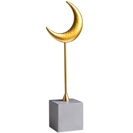 Milky Way Galaxy Resin Ornaments – Nordic Abstract Space Décor - Moon - 