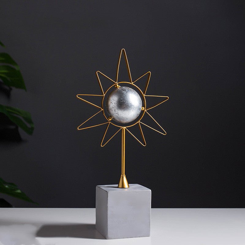 Milky Way Galaxy Resin Ornaments – Nordic Abstract Space Décor - Star - 