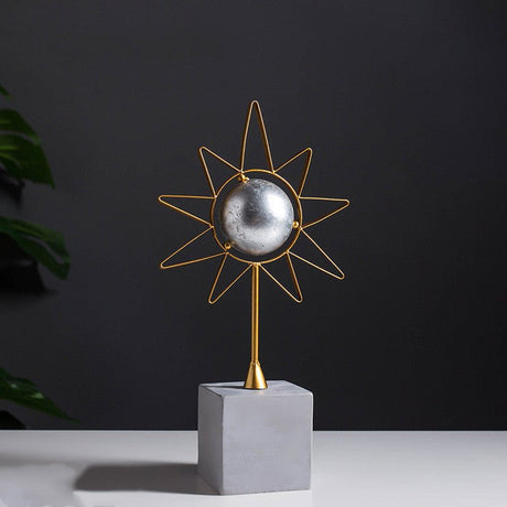 Milky Way Galaxy Resin Ornaments – Nordic Abstract Space Décor - Star - 