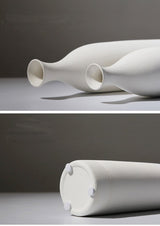 Minimalist Ceramic Vase Collection – Modern White Home Décor Ornaments - HP101 - 