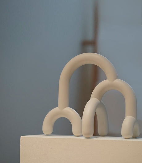 Minimalist Forest Geometric Resin Sculpture - The Mountain - 