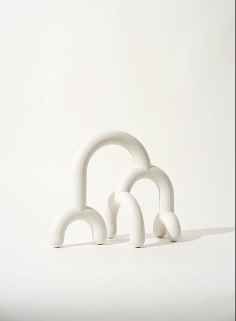 Minimalist Forest Geometric Resin Sculpture - The Mountain - 
