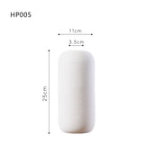 Minimalist White Ceramic Vase Set – Modern Decorative Vases for Home & Office - Medium - 