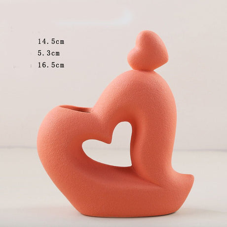 Modern Bohemian Ceramic Vase Collection – Artistic Matte Glaze Home Décor - A - 