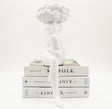 Modern Character Resin Sculptures – Minimalist Beauty Ornaments (Cross - Legged & One - Leg Pose) - A - 
