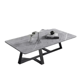 Modern Light Luxury Coffee Table - G and B (80x40x46cm) - G and B 80x40X46cm - 