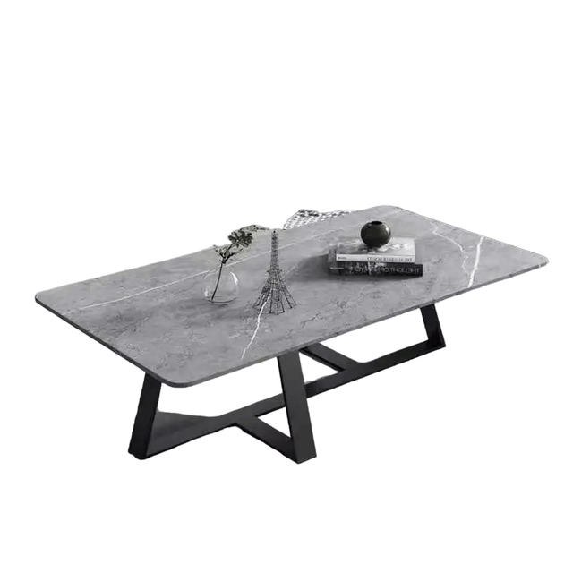 Modern Light Luxury Coffee Table - G and B (80x40x46cm) - G and B 80x40X46cm - 