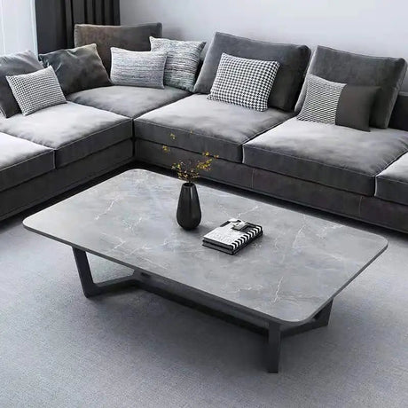 Modern Light Luxury Coffee Table - G and B (80x40x46cm) - G and B 80x40X46cm - 